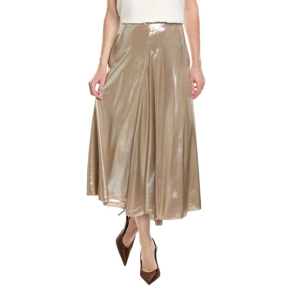 Peserico Womens  Midi Skirt, Brown